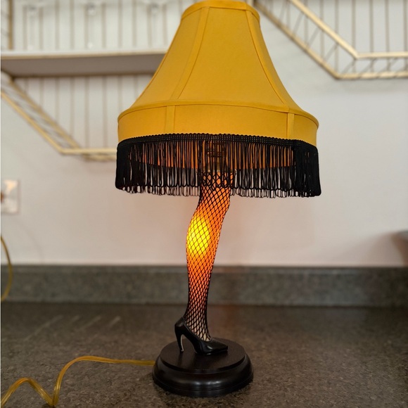 A Christmas Story Leg Lamp with Fringe - Picture 2 of 8